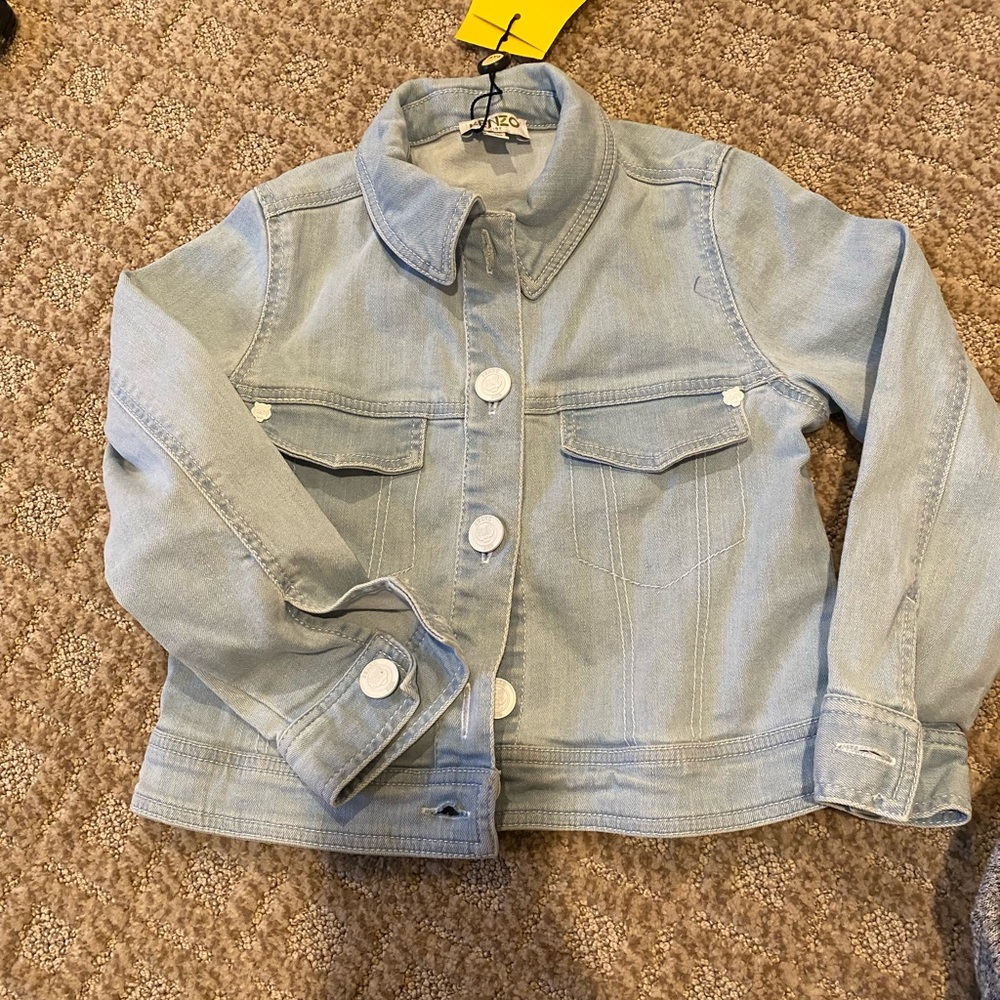 NWT kenzo little girls jeans jacket. Never worn